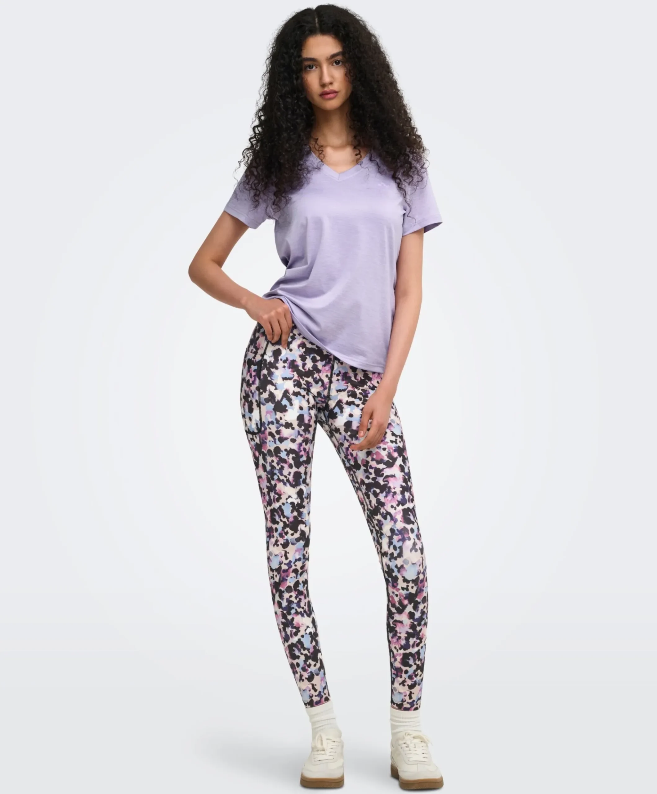 Dames t-shirt paars