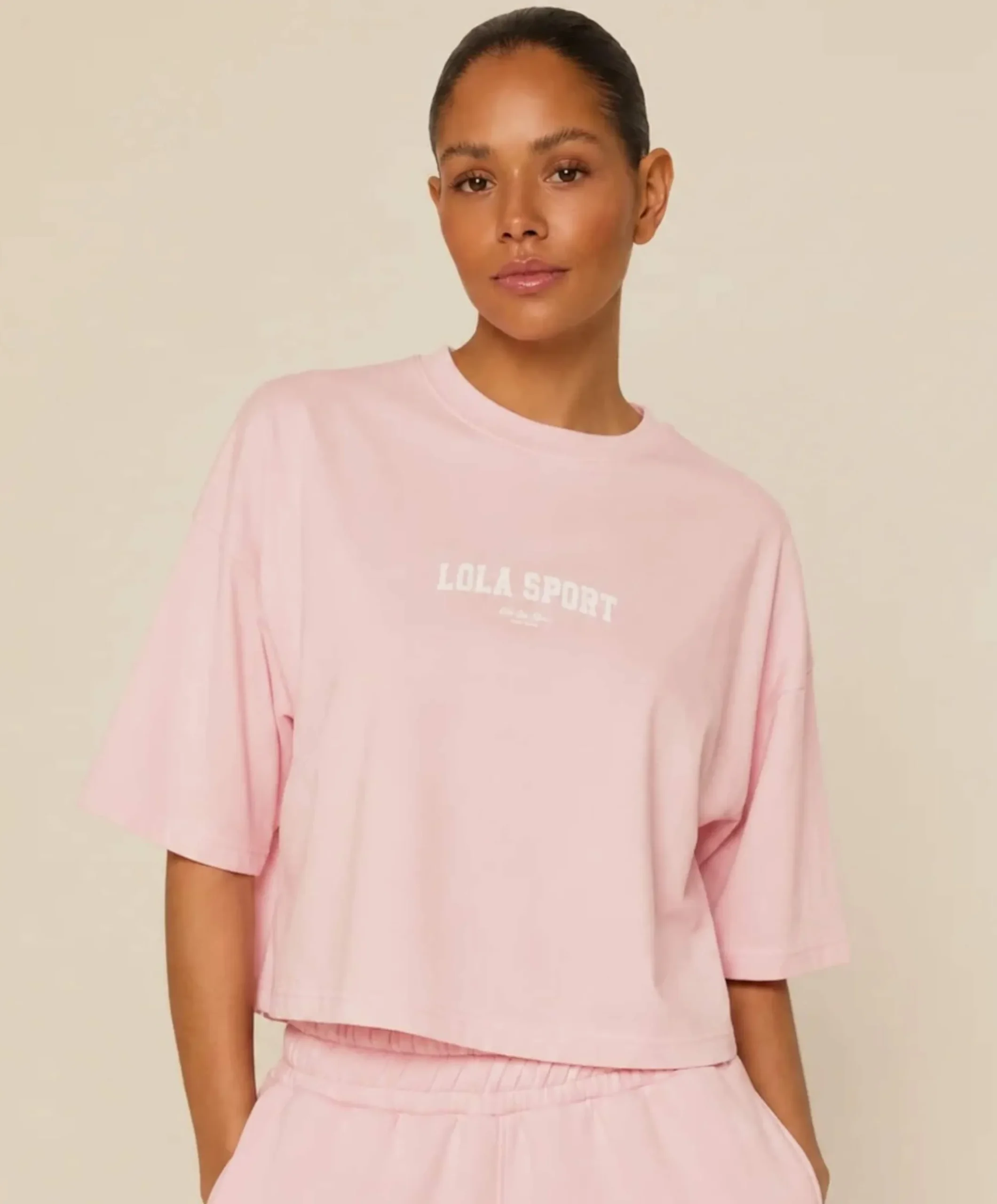 Dames t-shirt roze