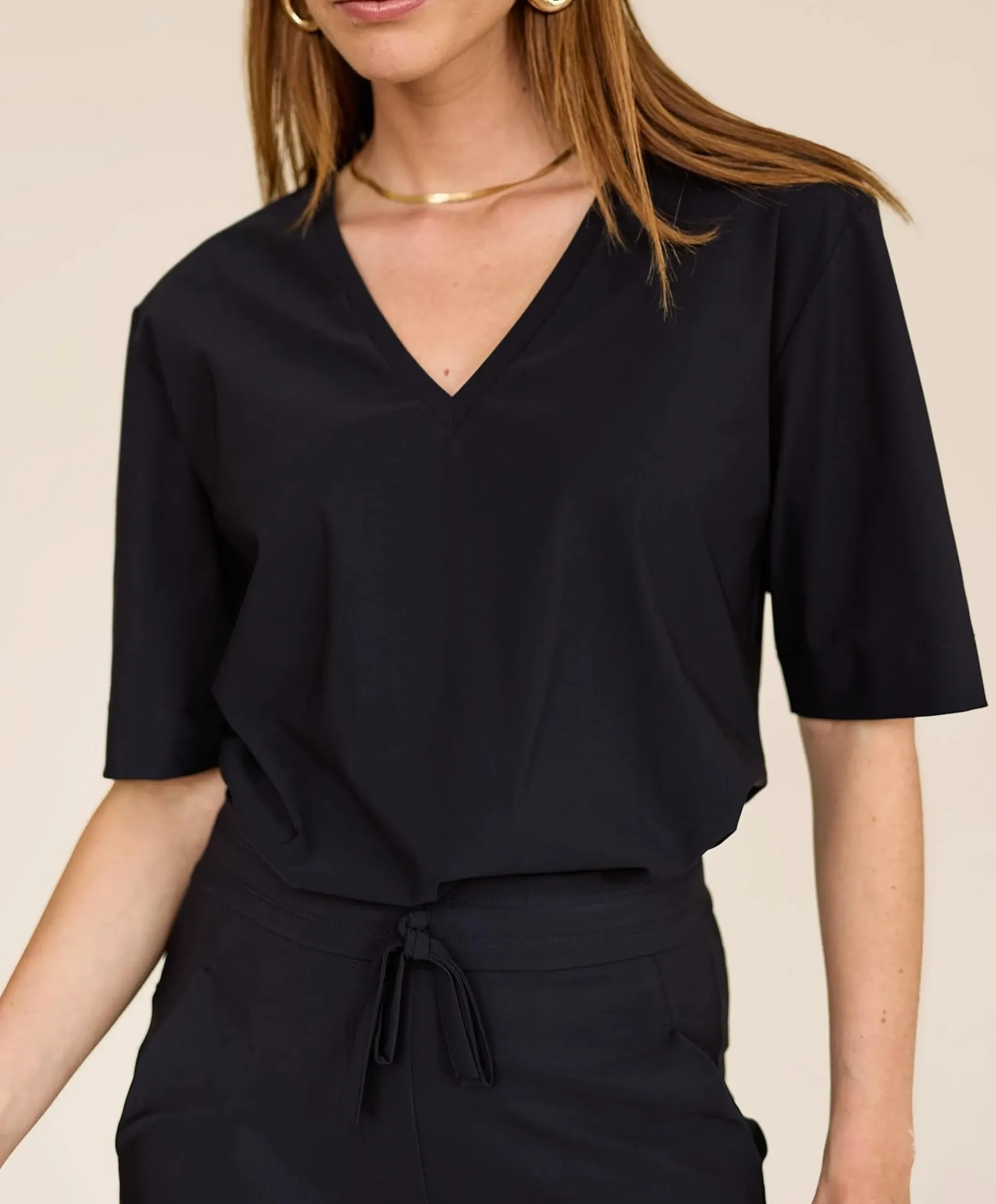Dames T-shirt zwart