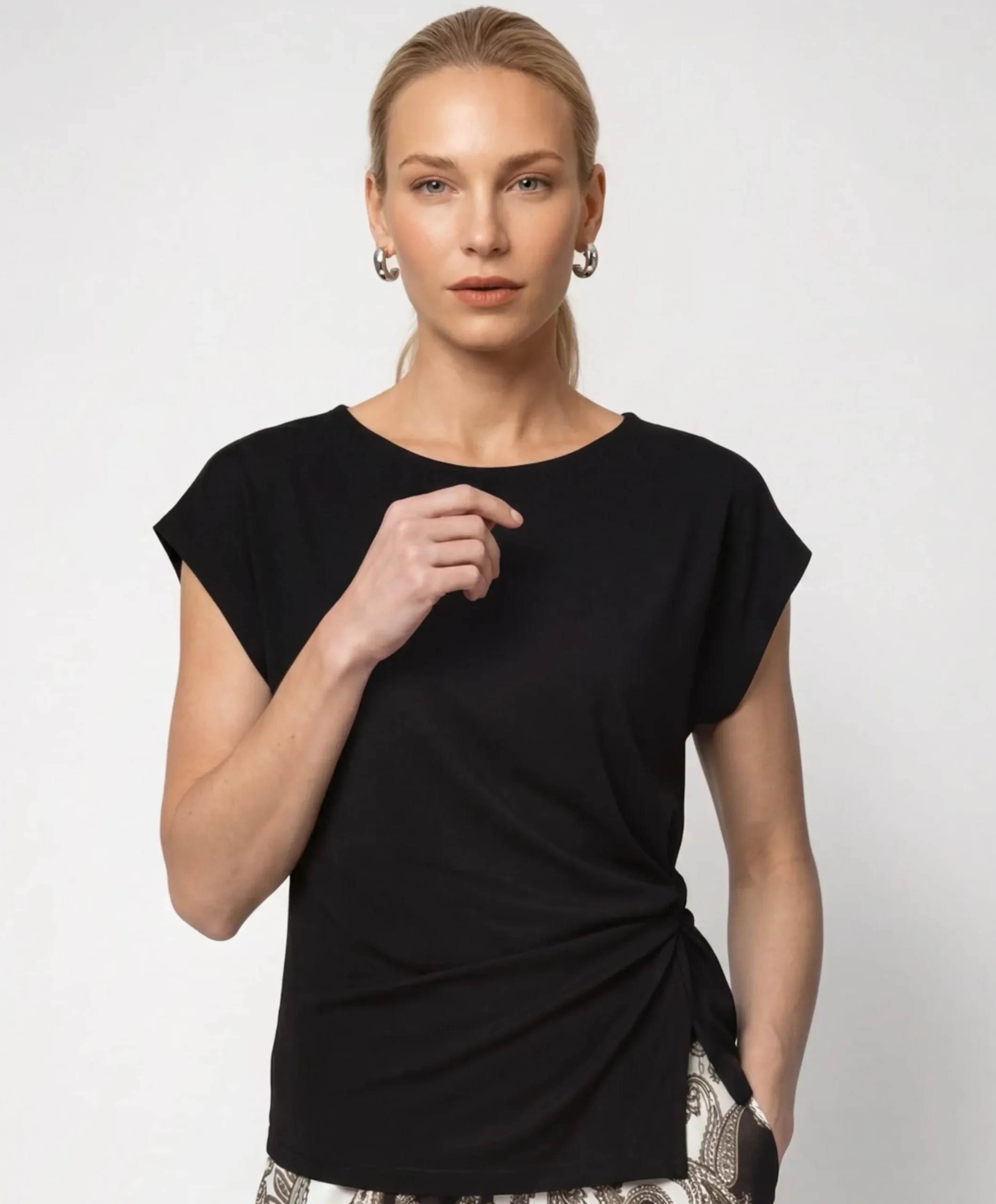 Dames T-shirt zwart
