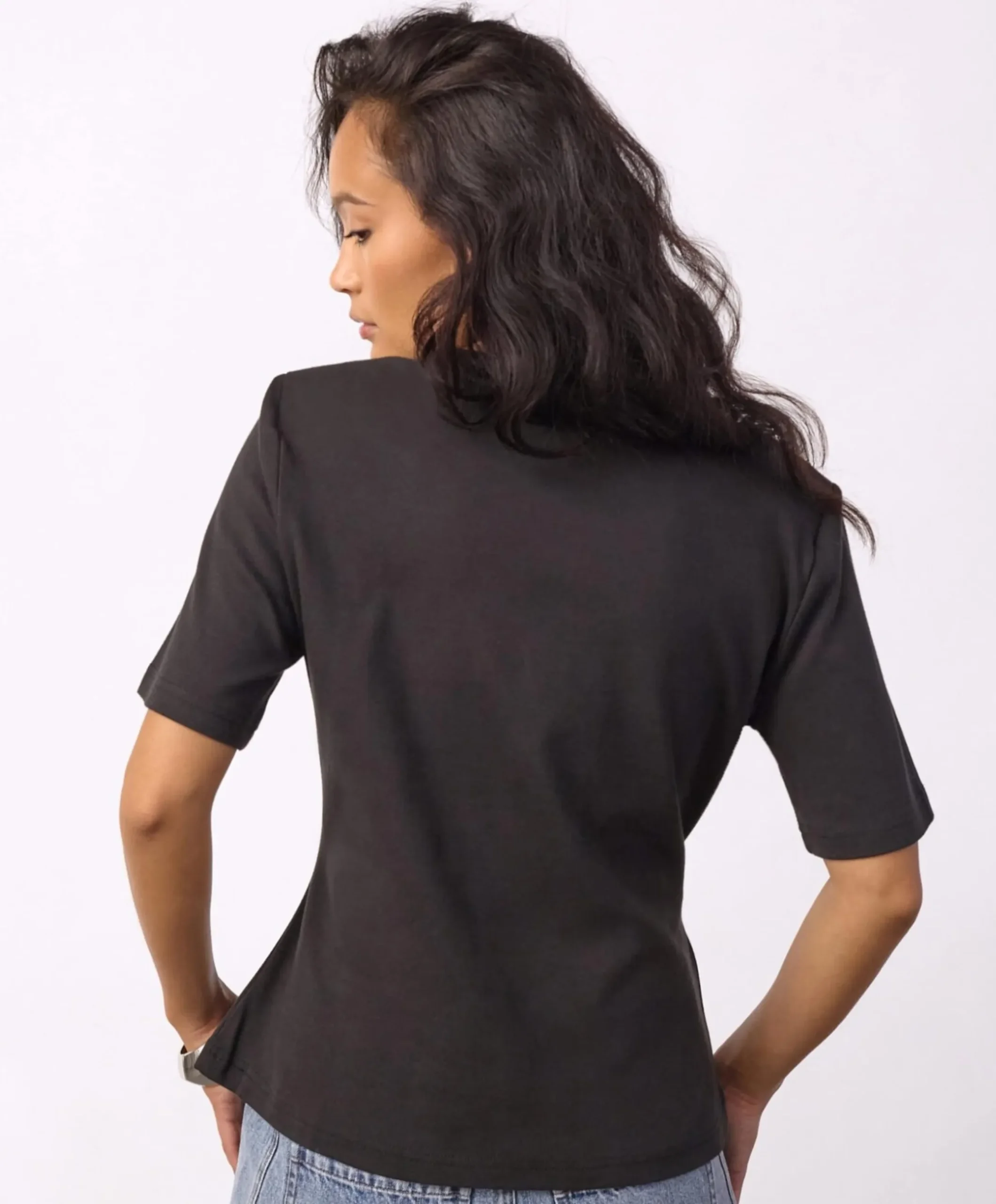 Dames T-shirt zwart