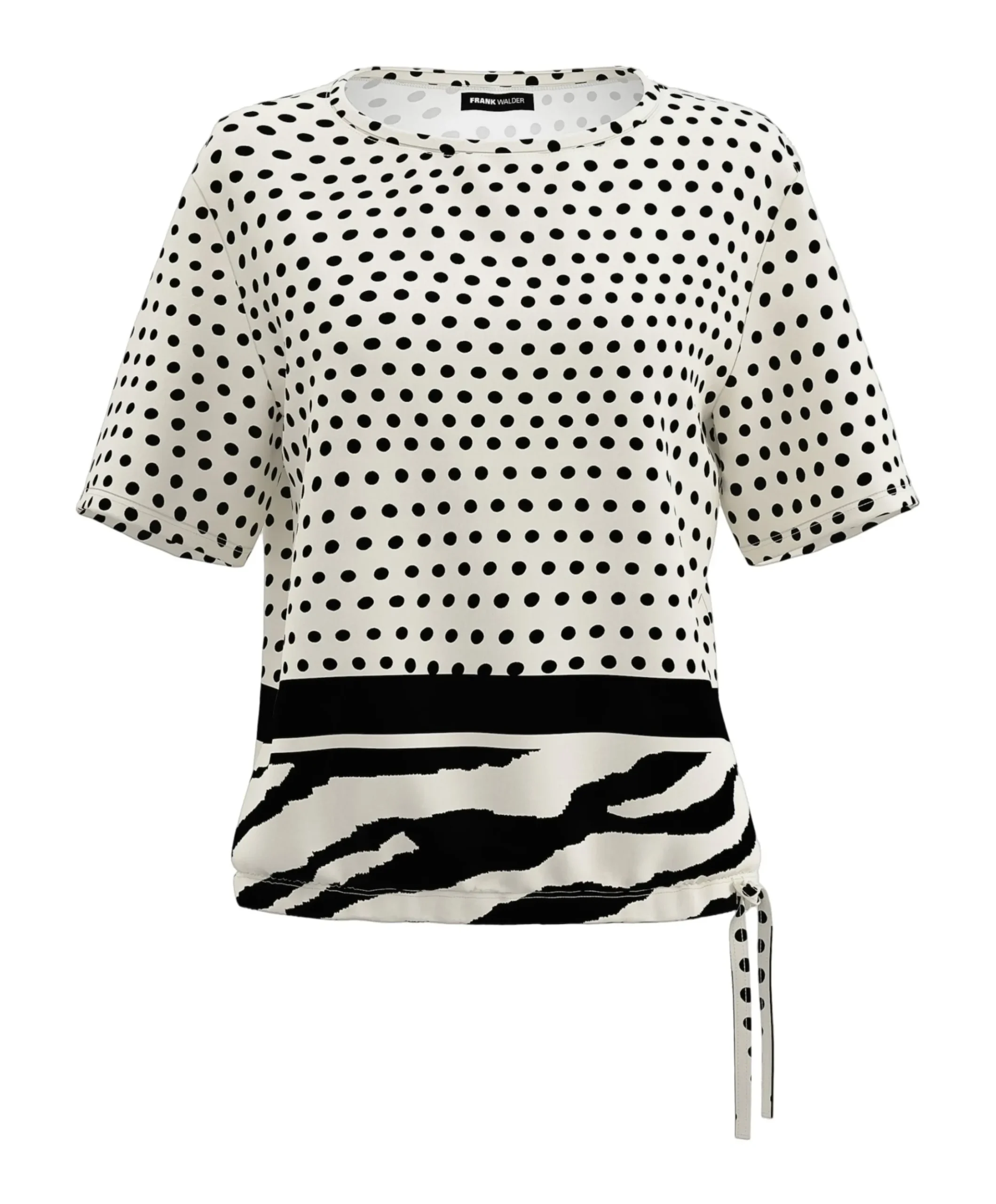 Dames T-shirt zwart