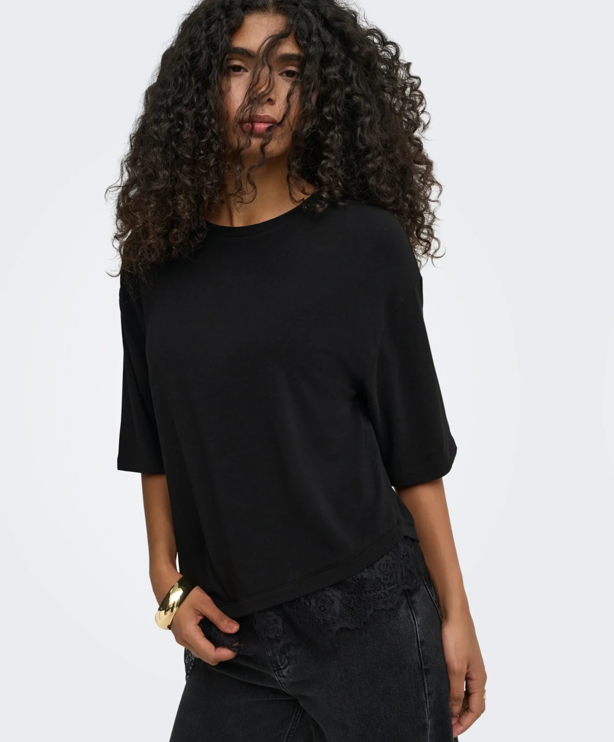 Dames T-shirt zwart