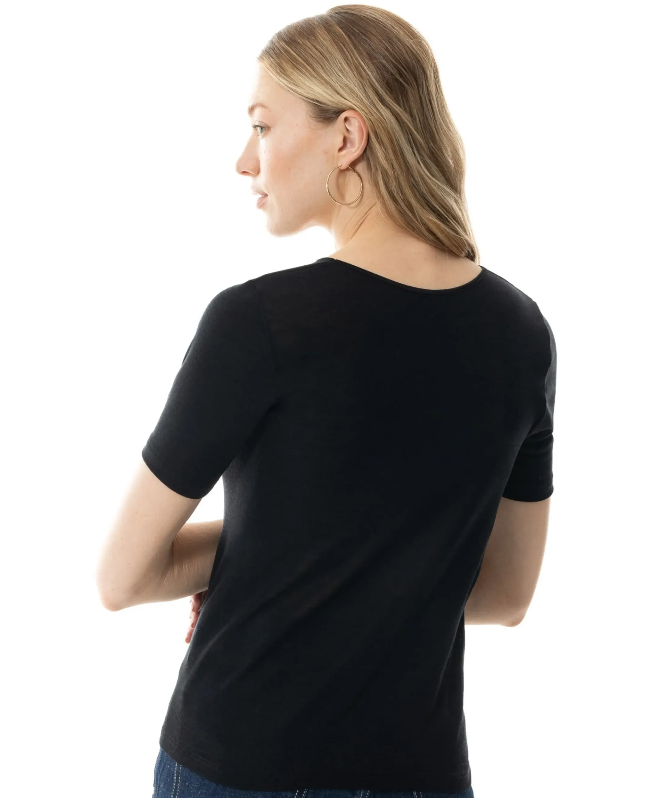 Dames T-shirt zwart