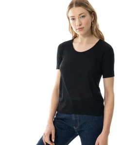 Dames T-shirt zwart