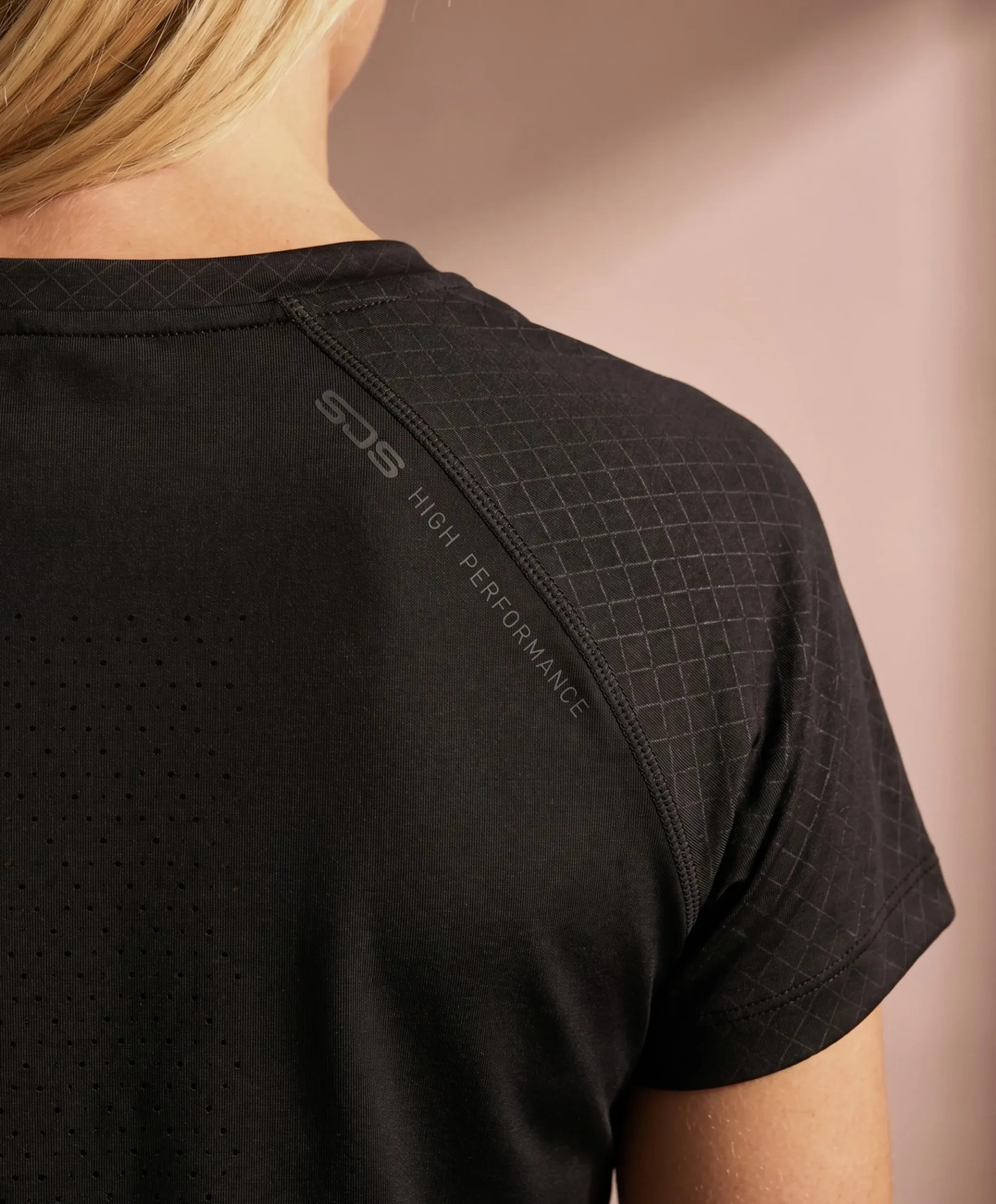 Dames t-shirt zwart