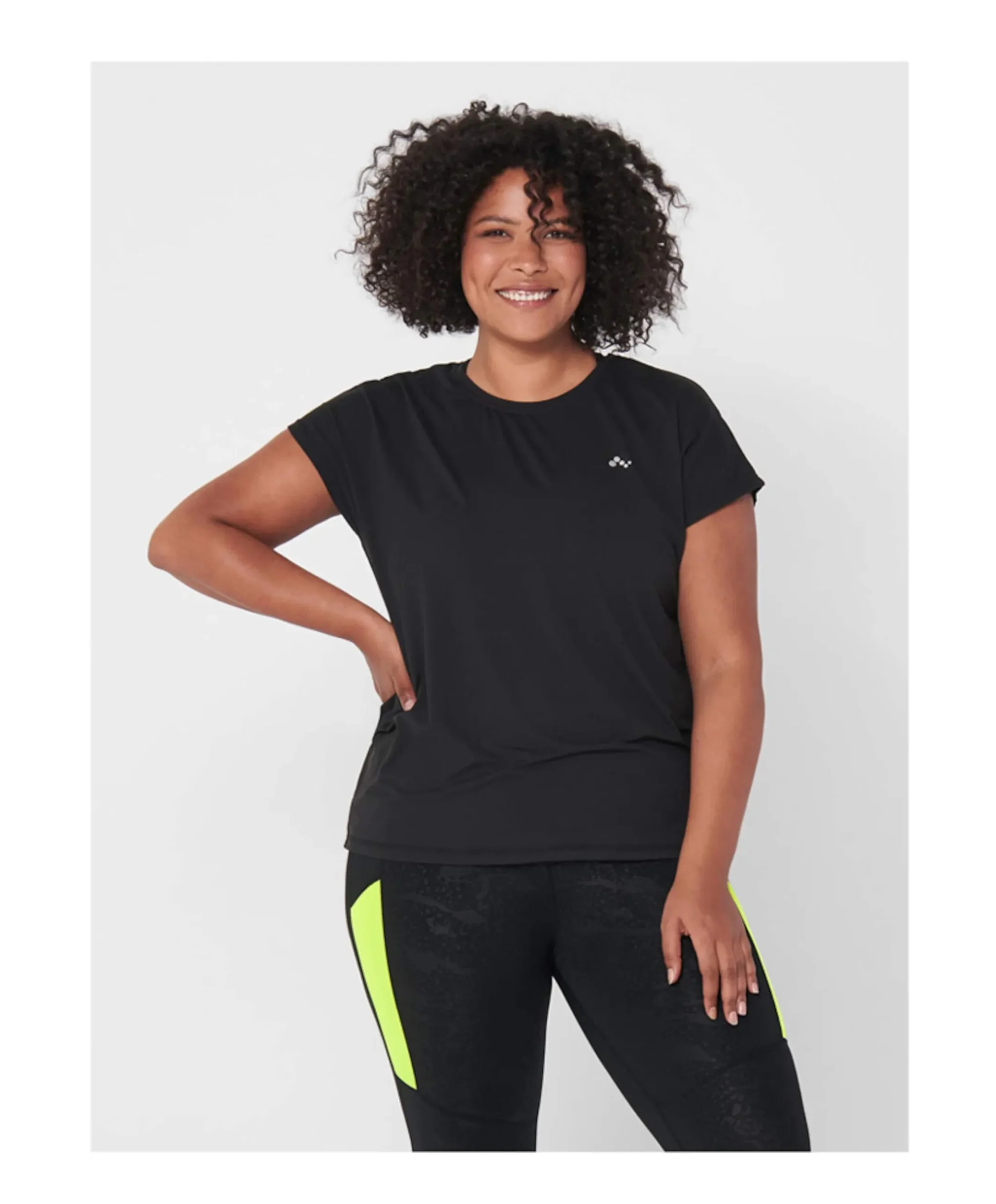 Dames t-shirt zwart