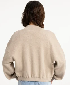 Dames vest beige