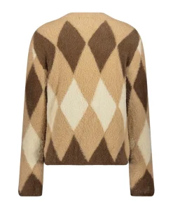 Dames vest beige