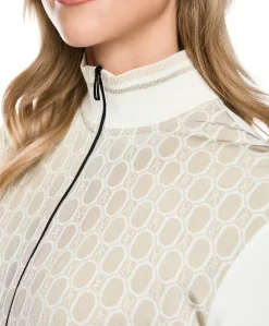 Dames vest beige