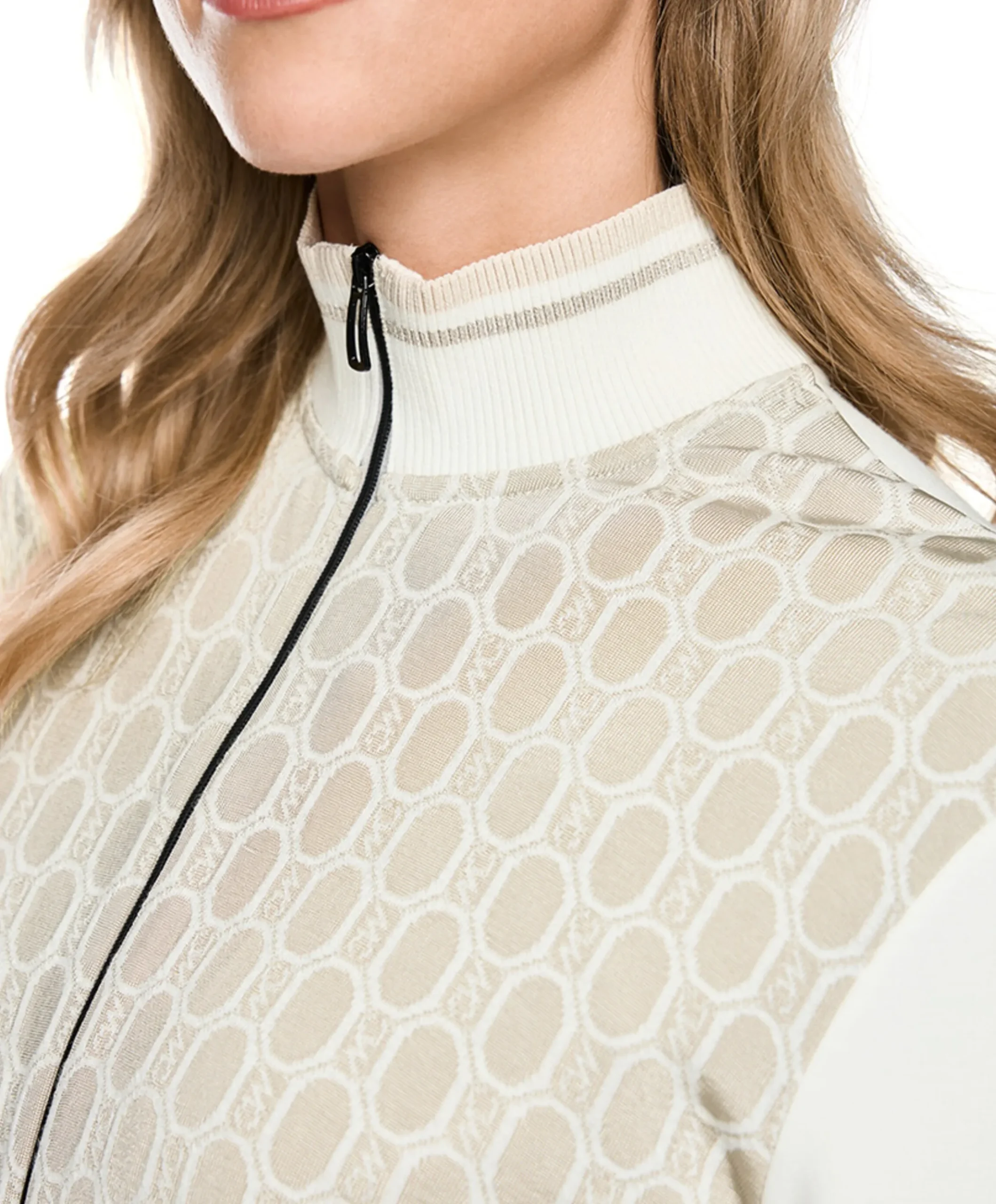 Dames vest beige