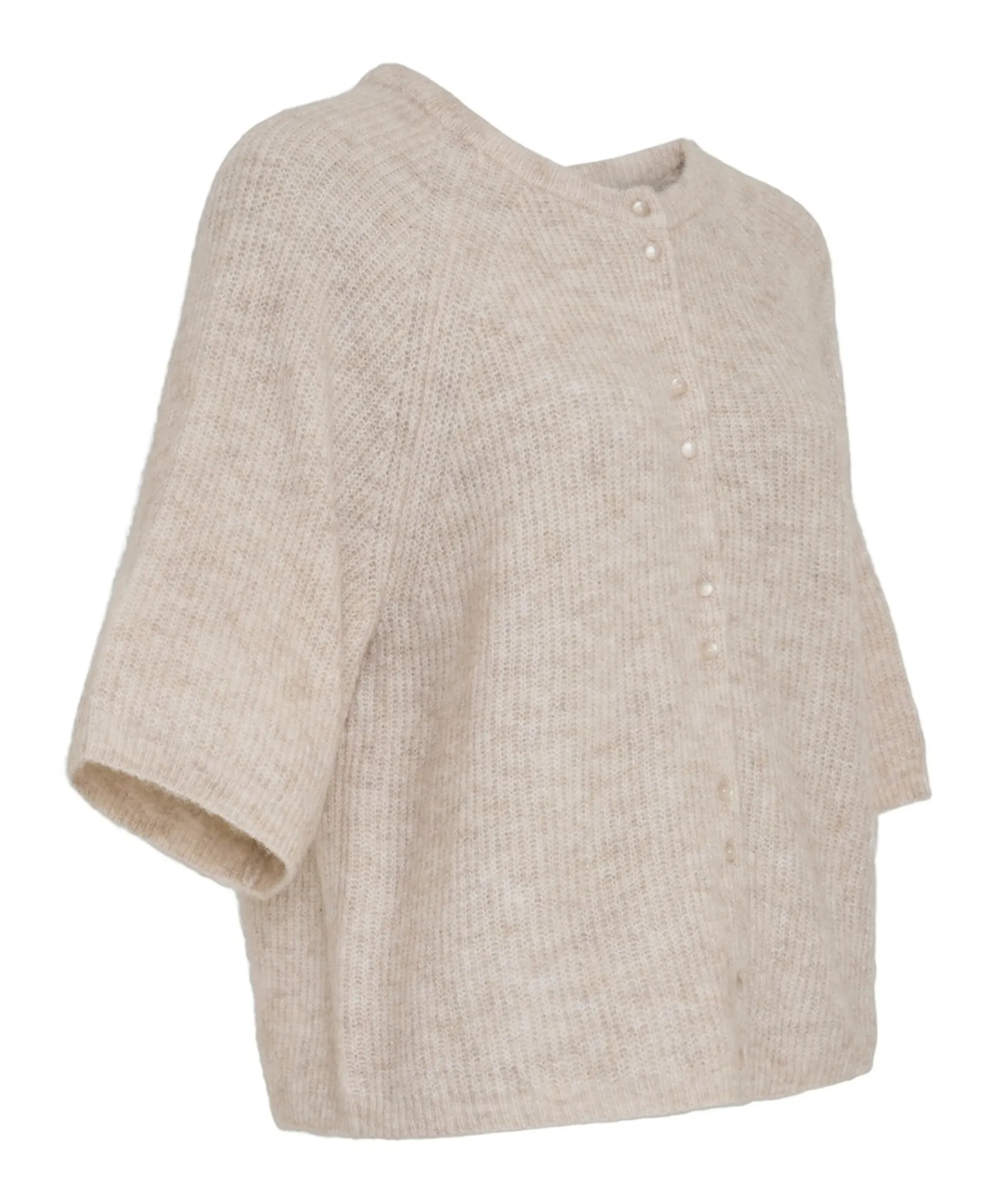Dames vest beige