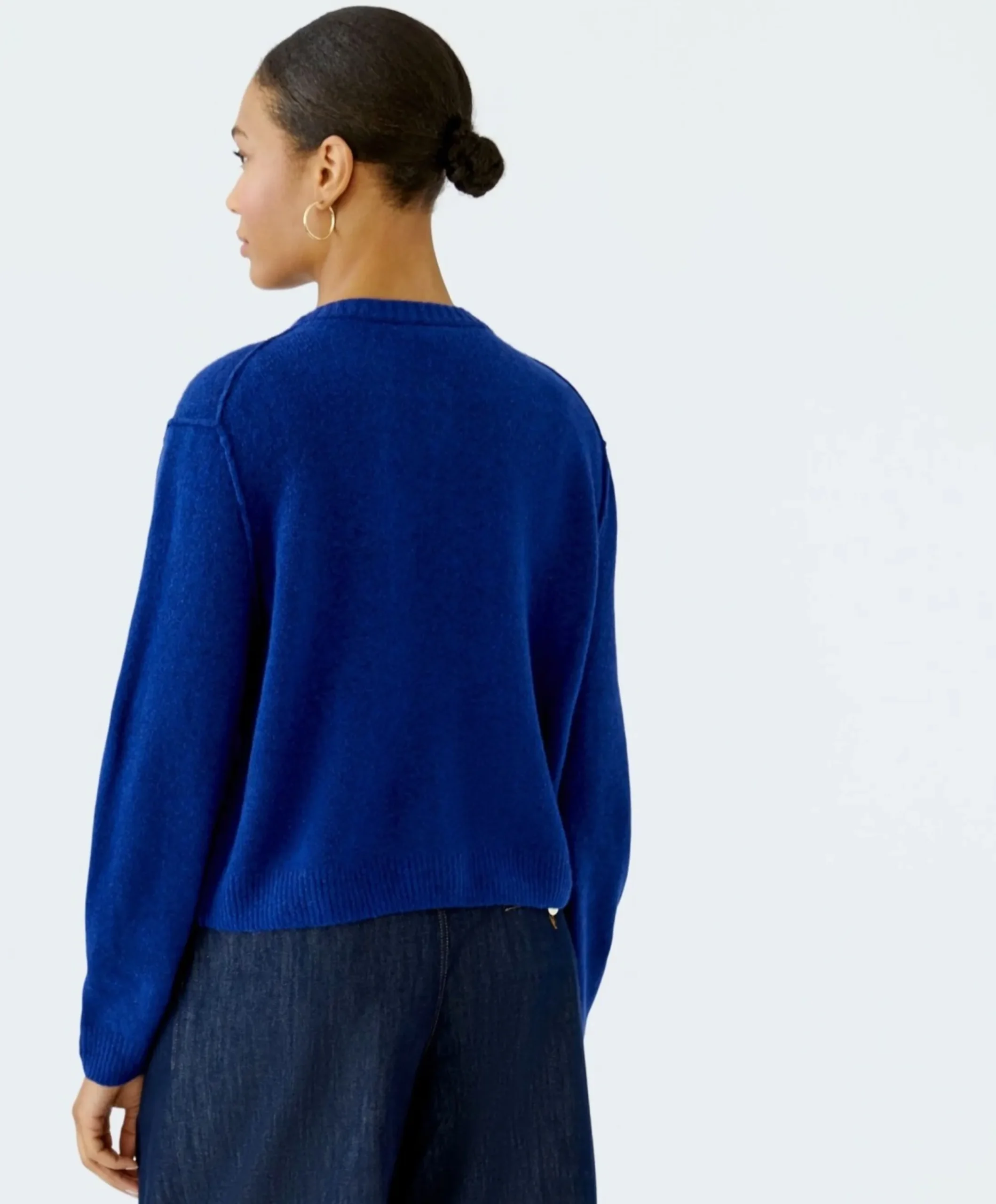 Dames vest blauw