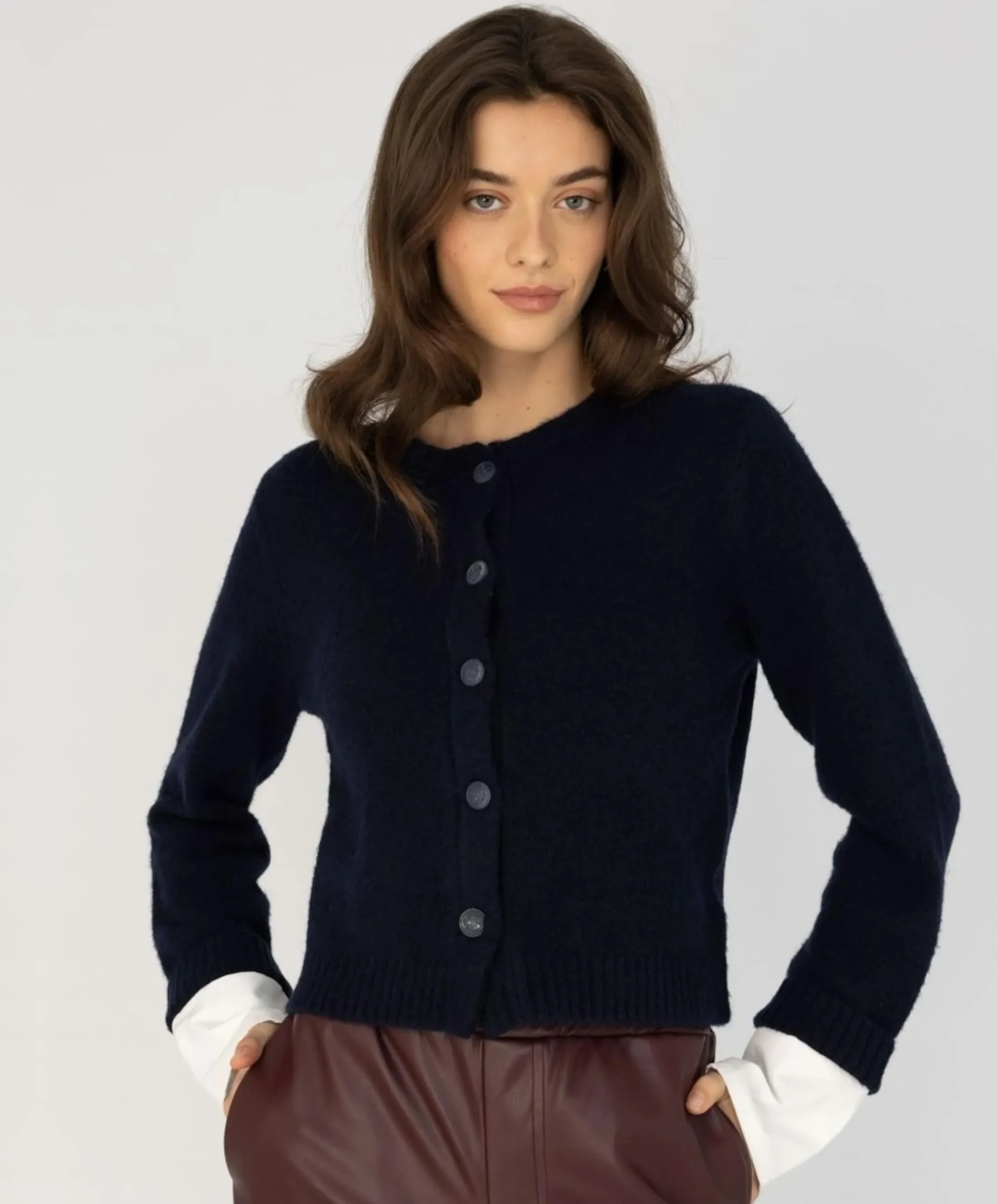 Dames vest blauw
