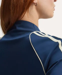 Dames vest blauw