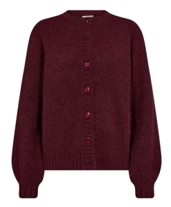 Dames vest bordeaux
