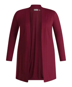 Dames vest bordeaux
