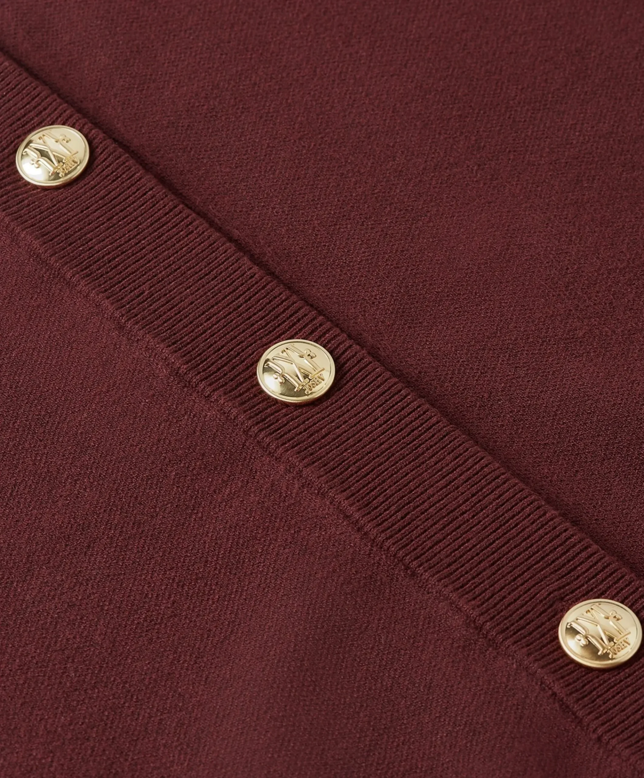 Dames vest bordeaux