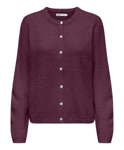 Dames vest bordeaux