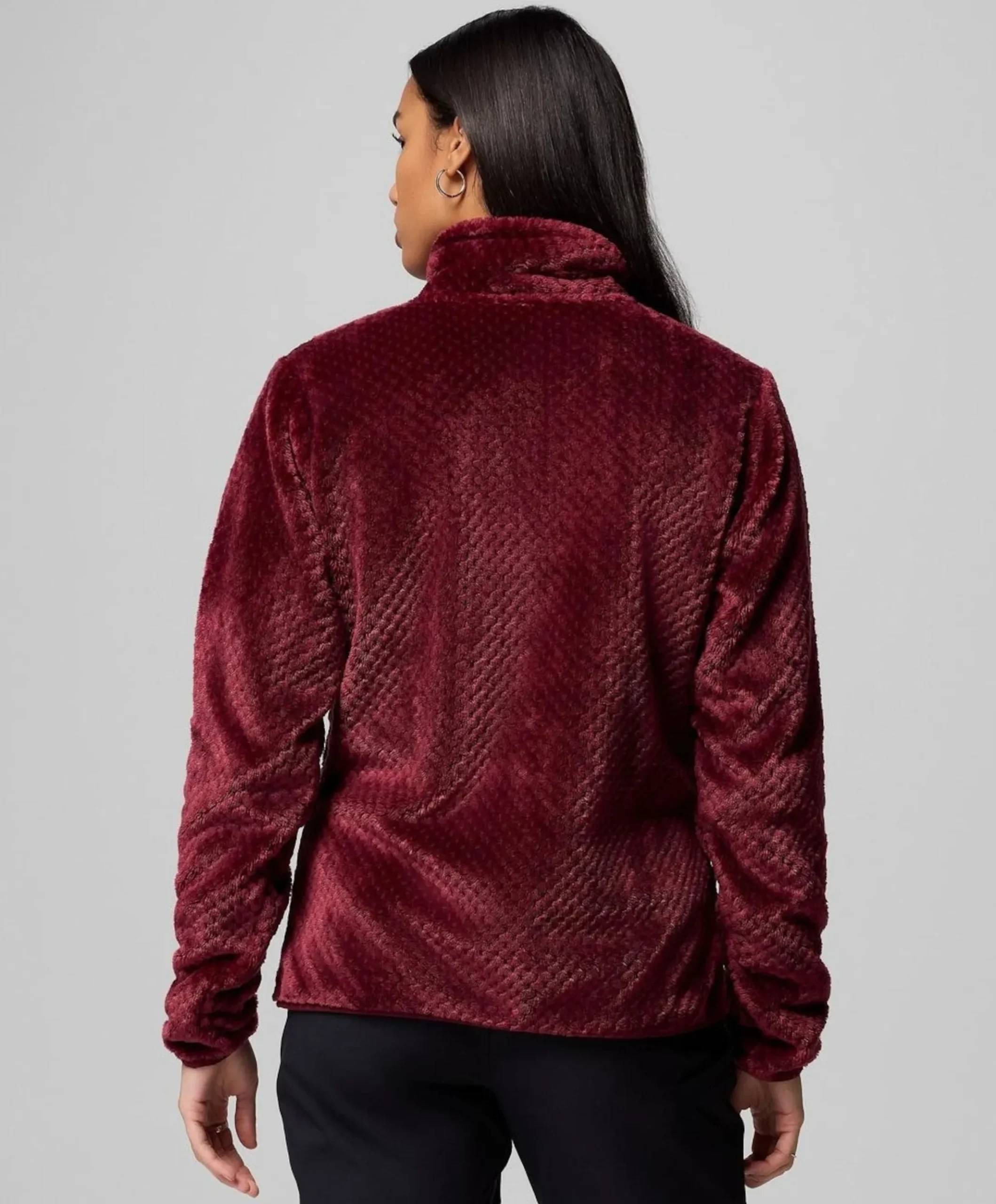 Dames vest bordeaux