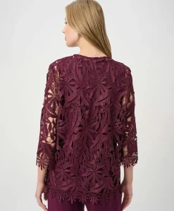 Dames vest bordeaux