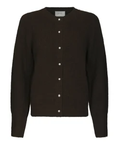 Dames vest bruin