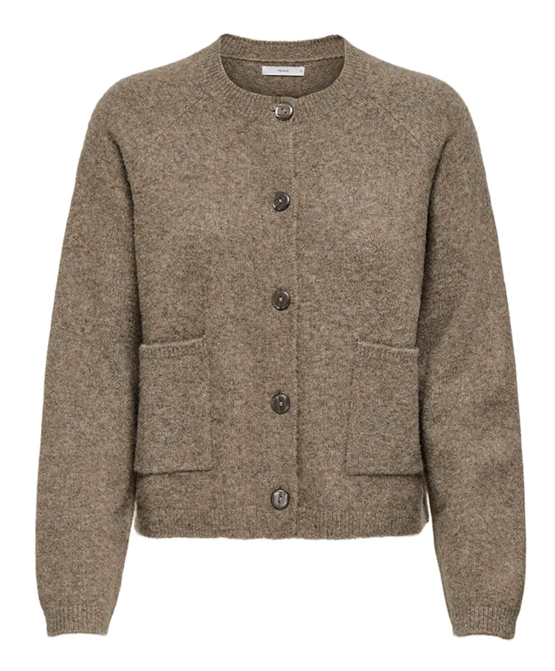 Dames vest bruin