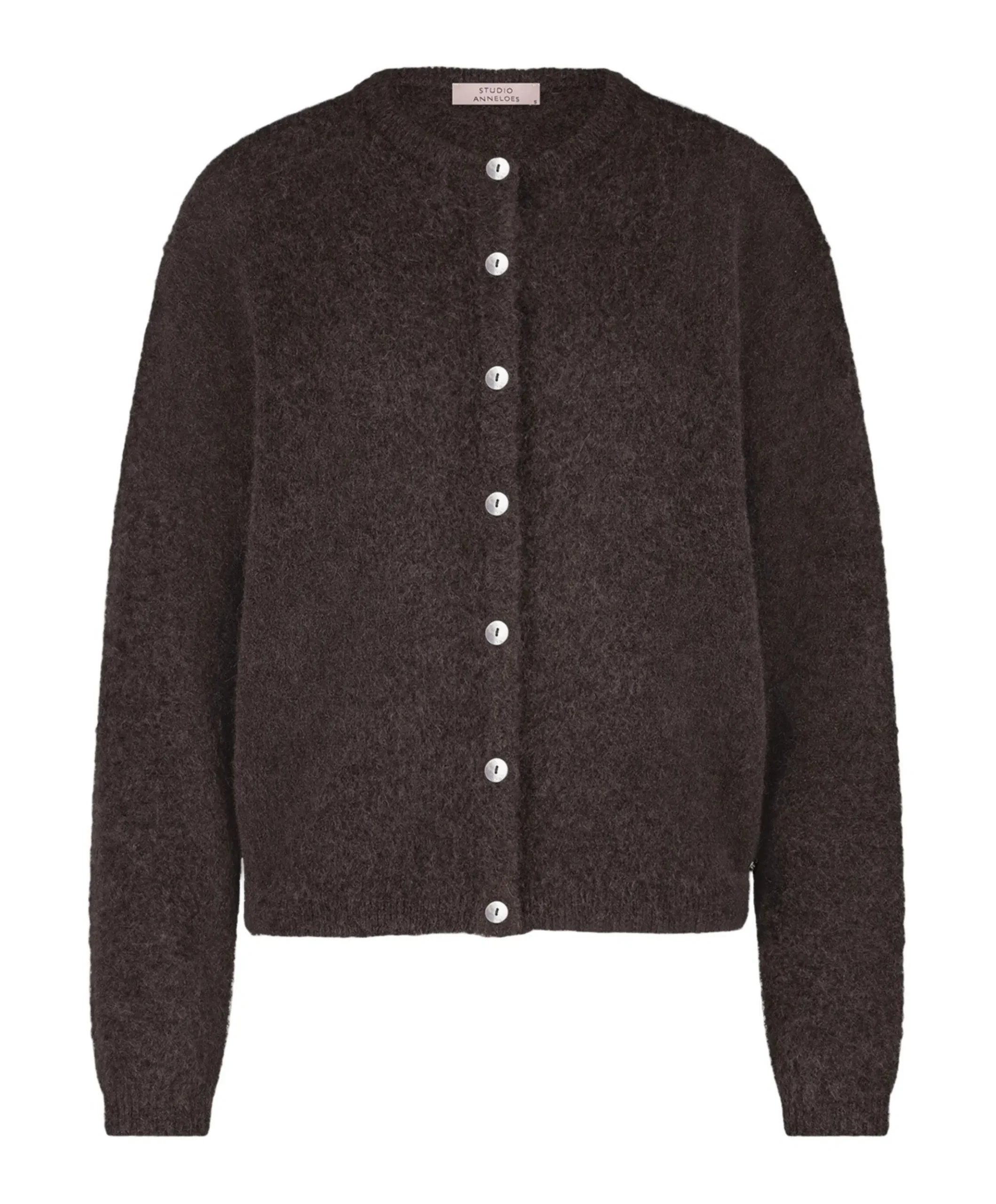 Dames vest bruin