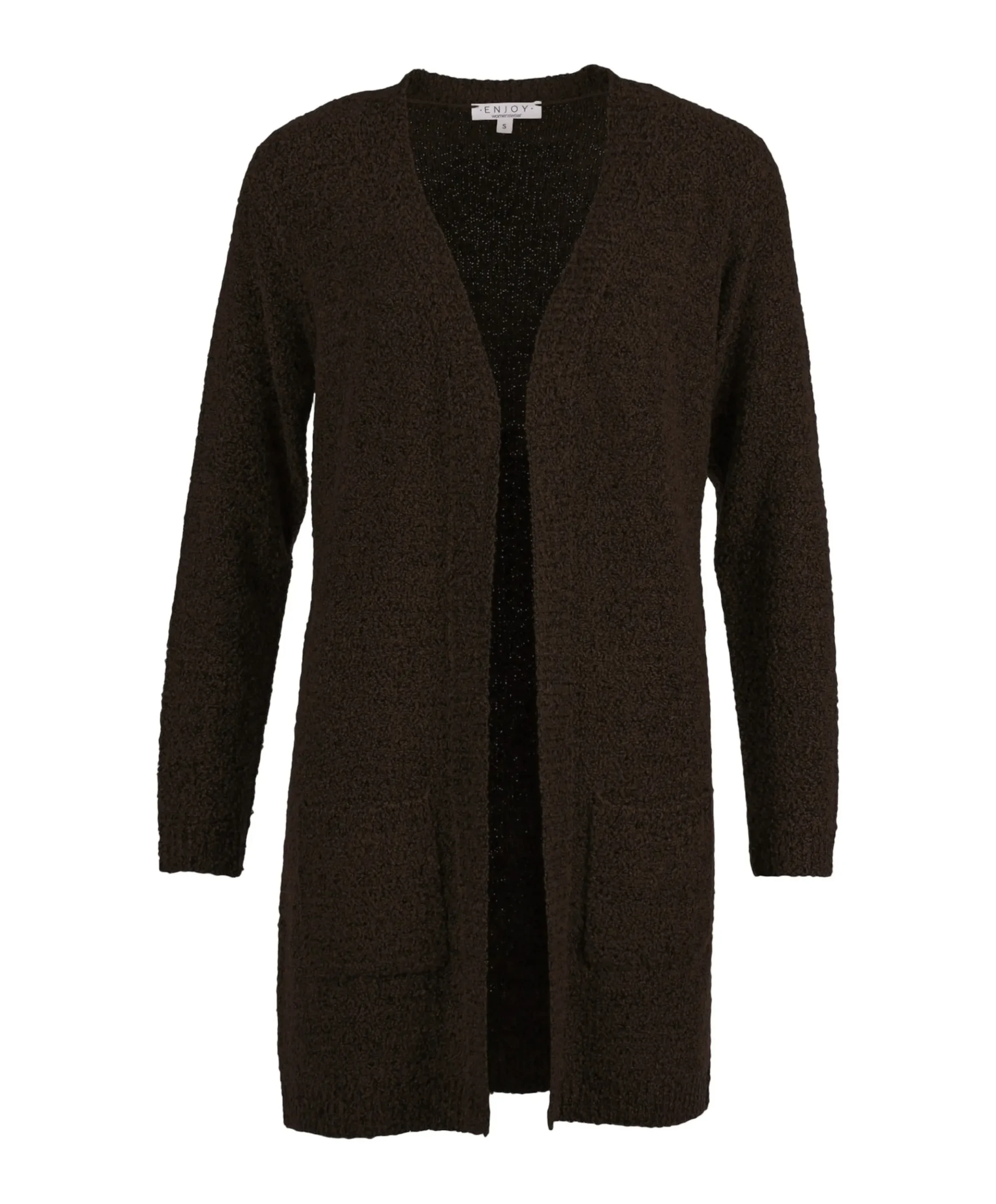 Dames vest bruin