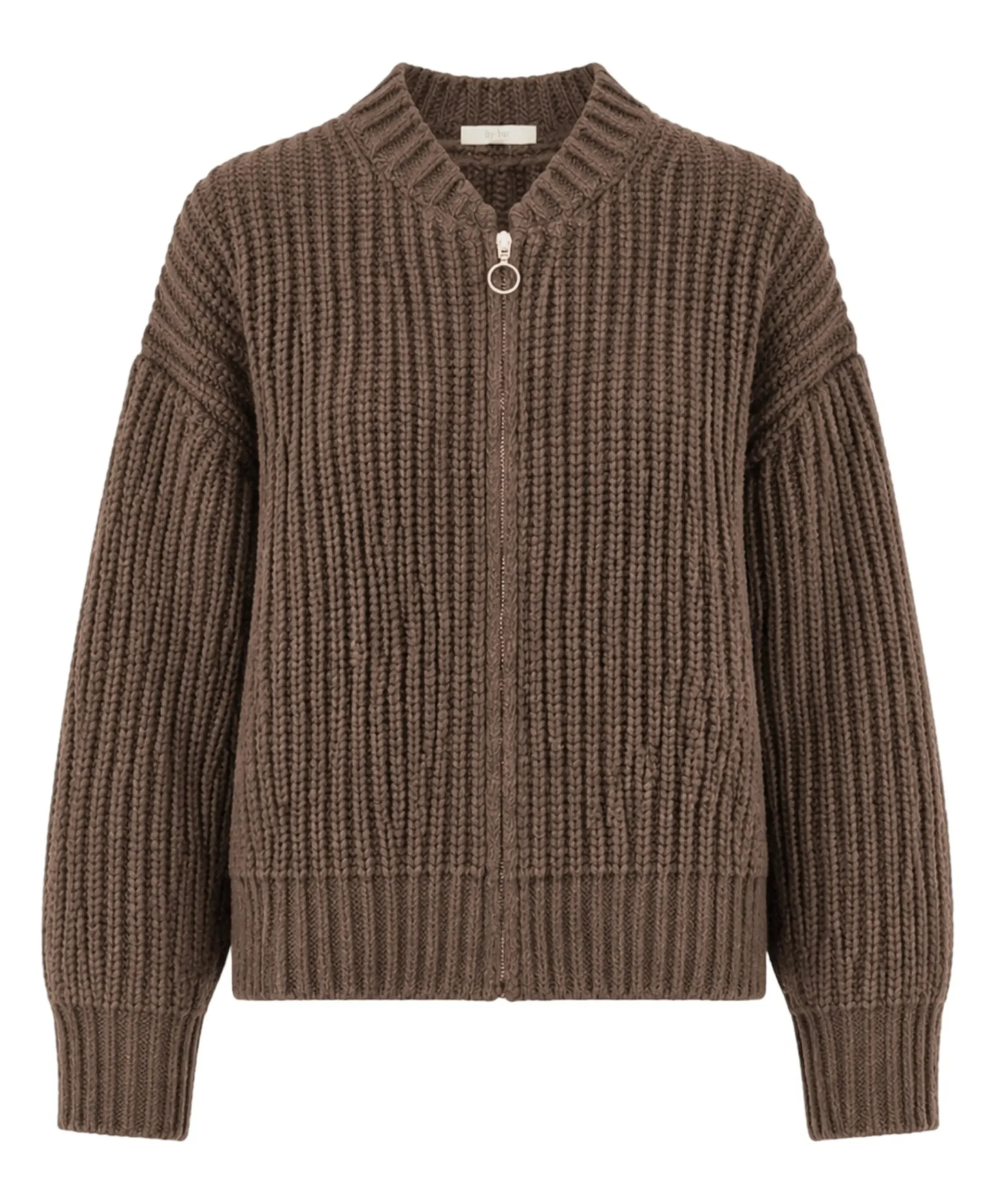 Dames vest bruin