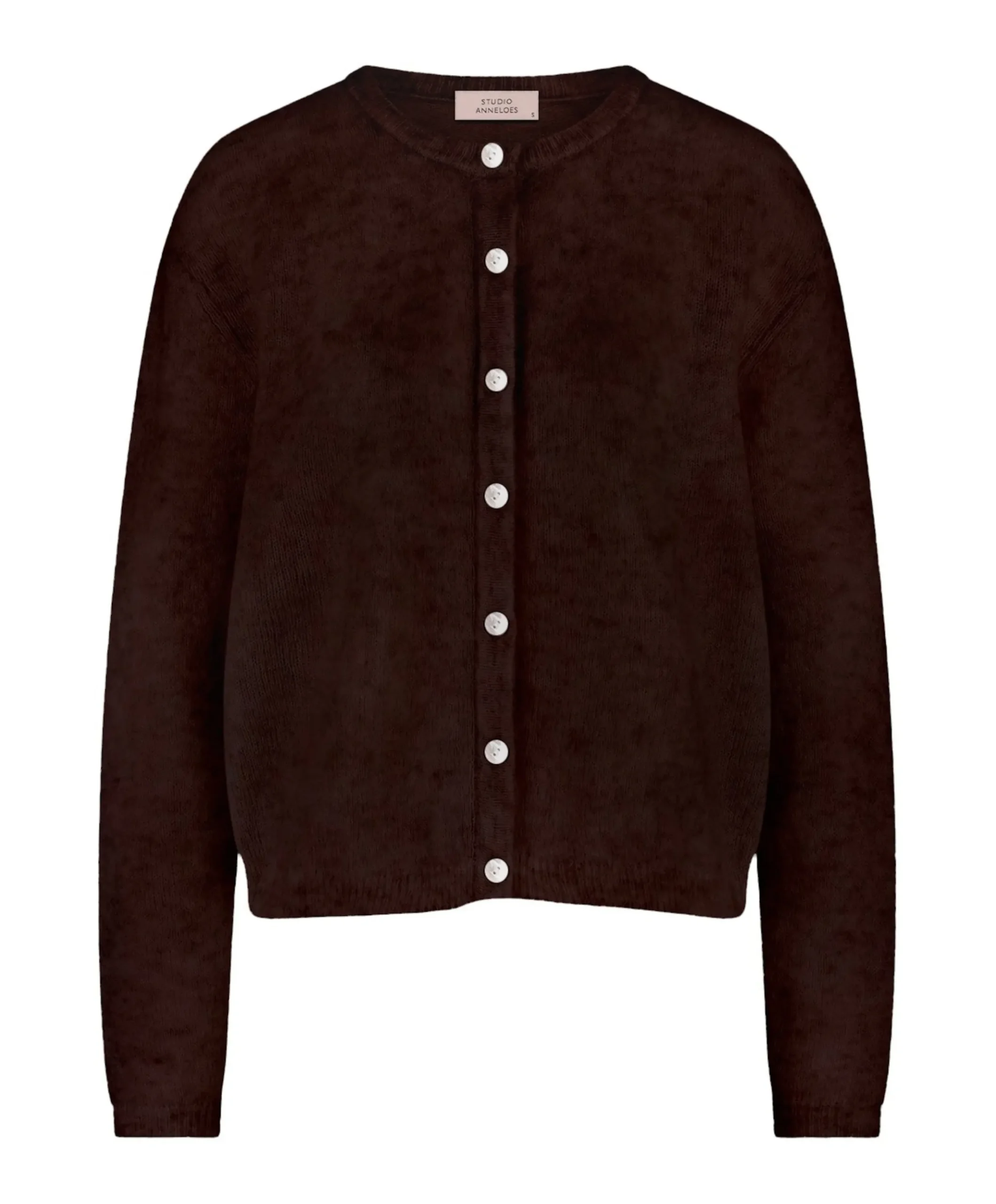 Dames vest bruin