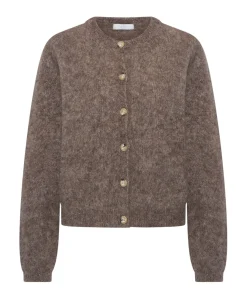Dames vest bruin