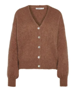 Dames vest bruin