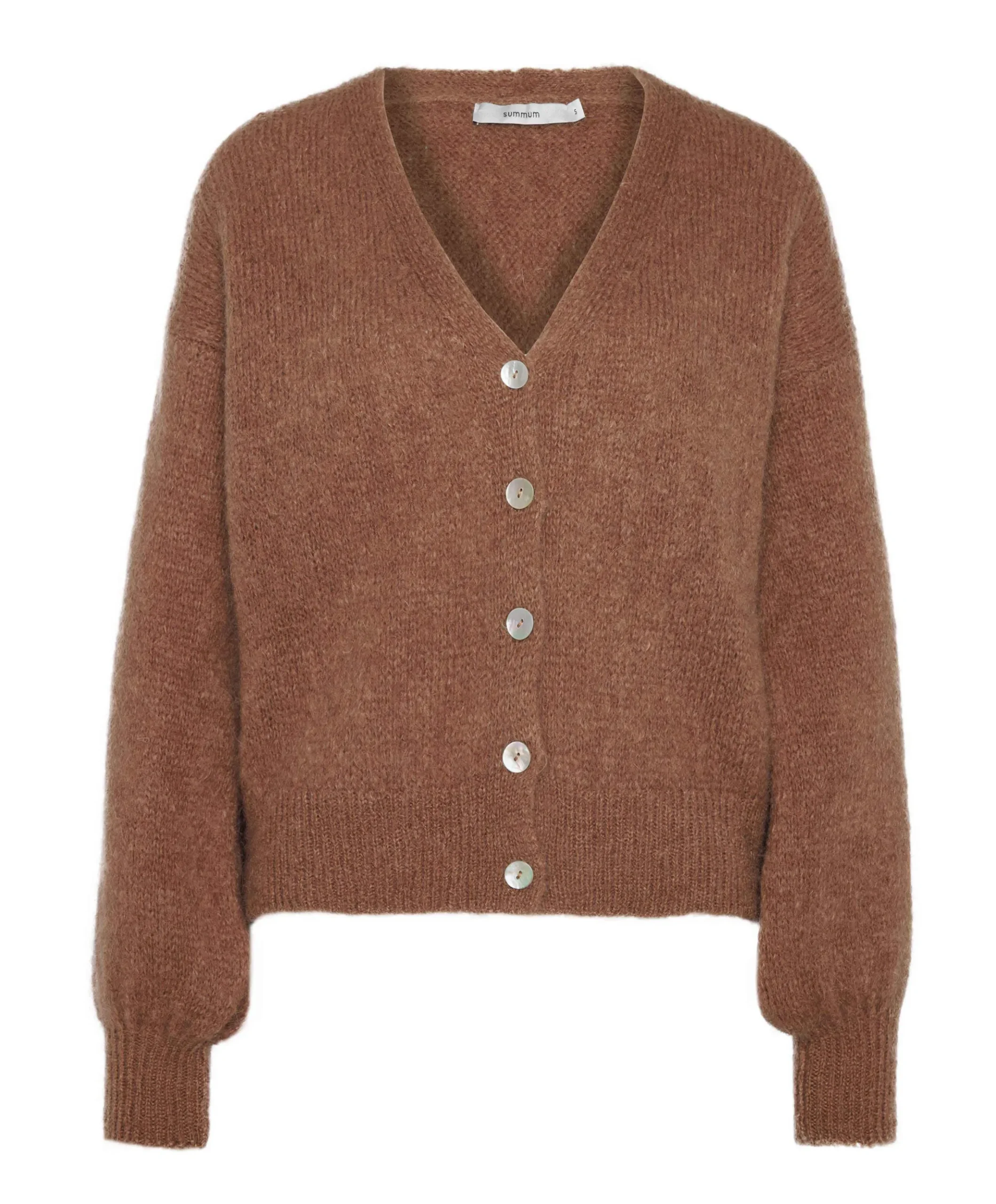 Dames vest bruin