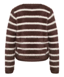 Dames vest bruin
