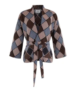 Dames vest bruin
