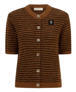 Dames vest bruin