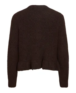 Dames vest bruin