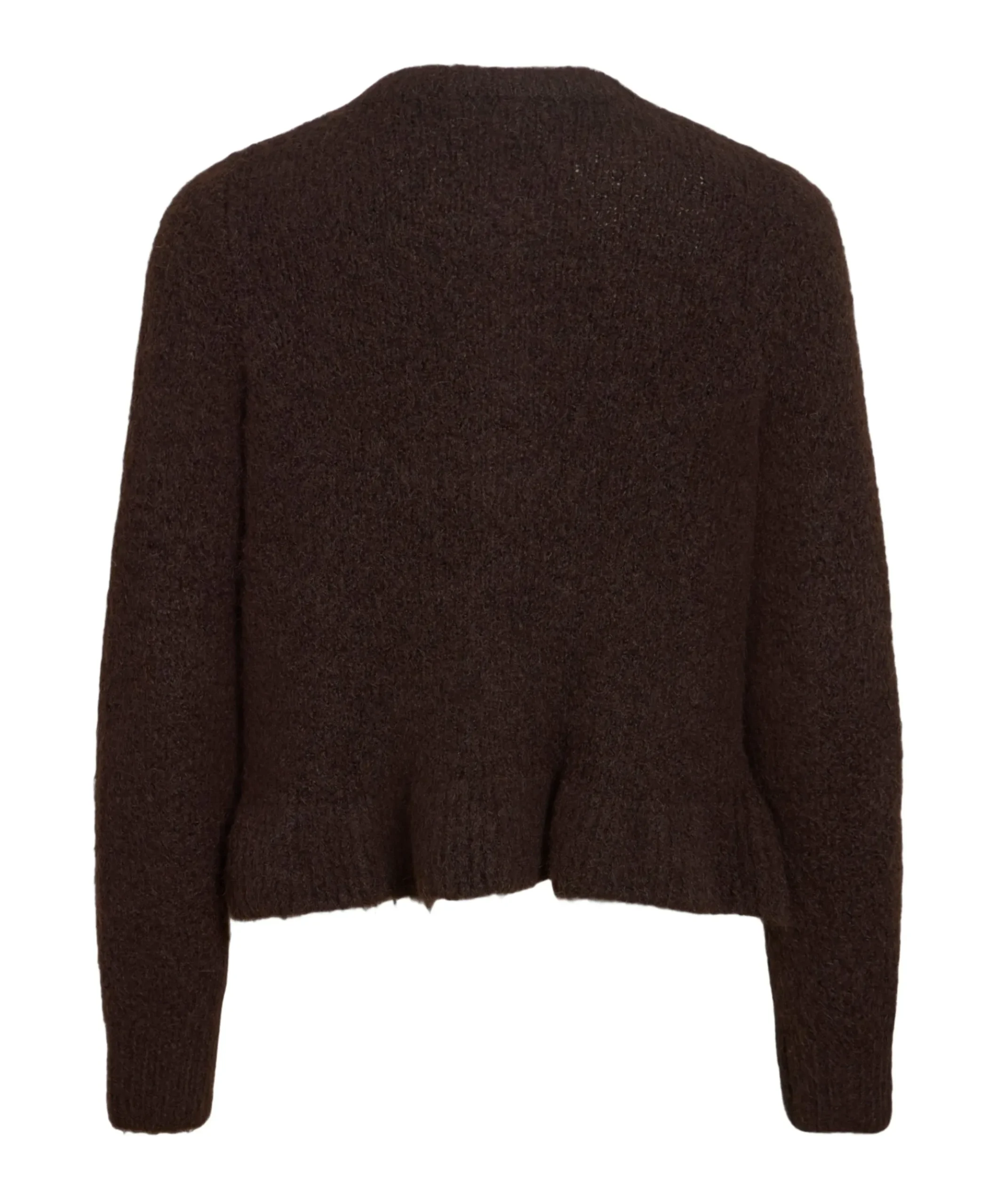 Dames vest bruin