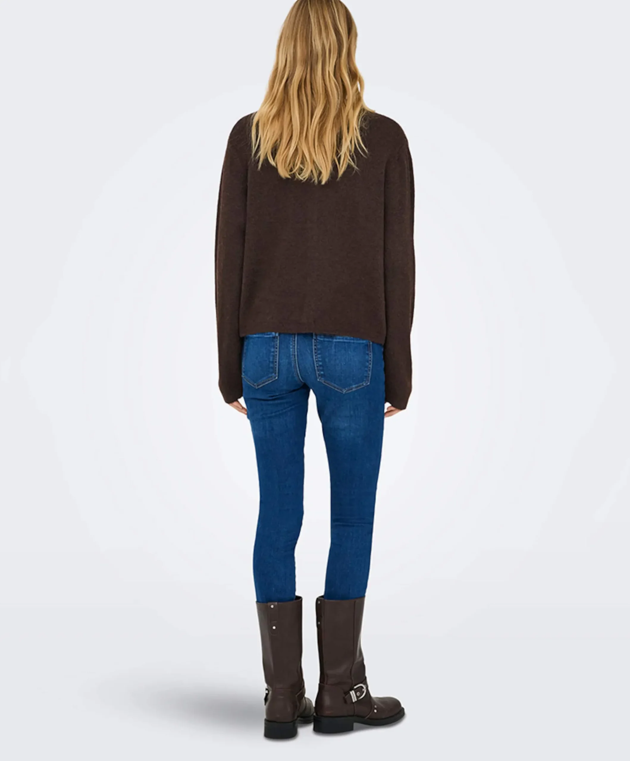 Dames vest bruin