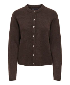 Dames vest bruin