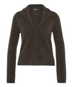 Dames vest bruin