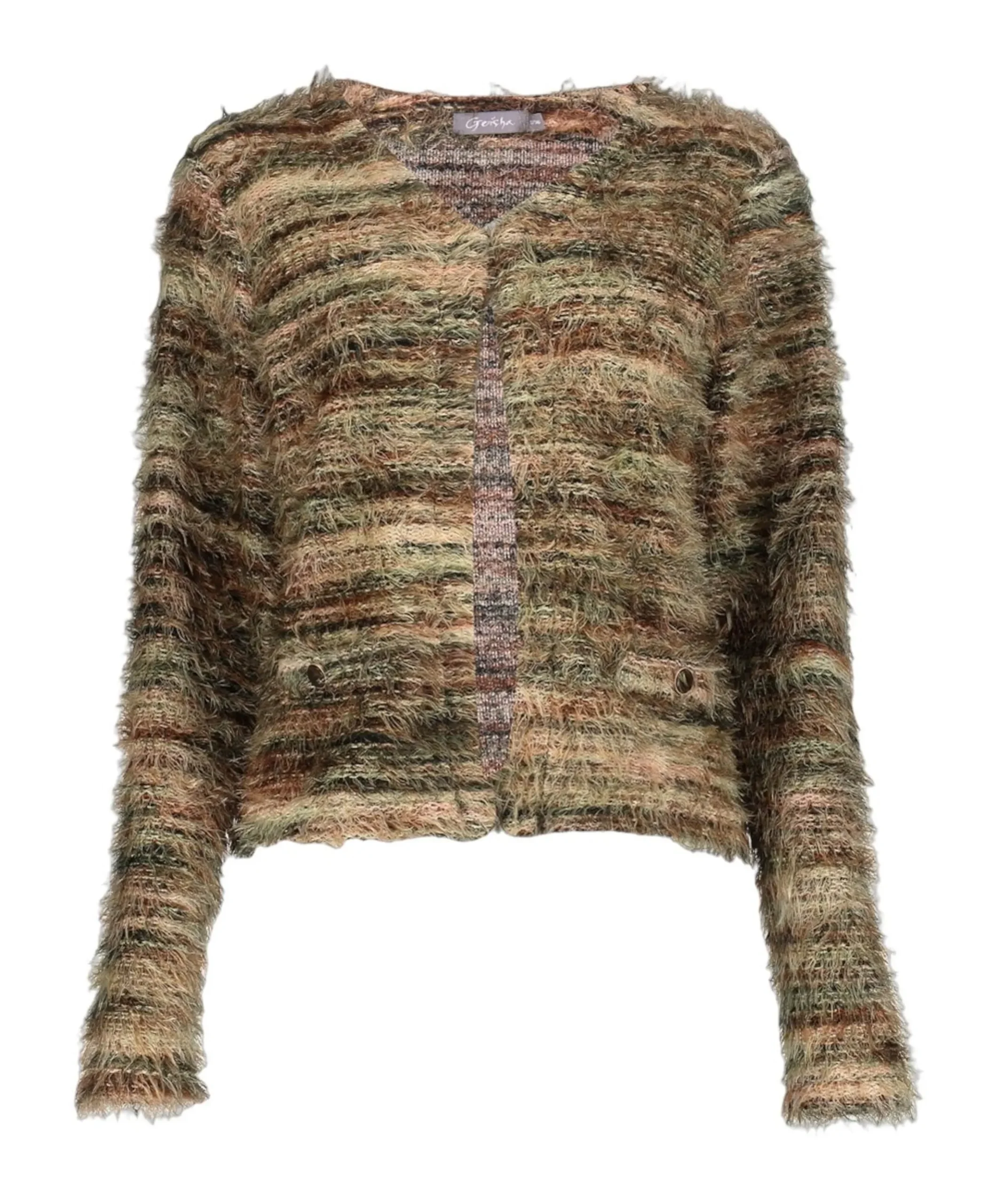 Dames vest bruin