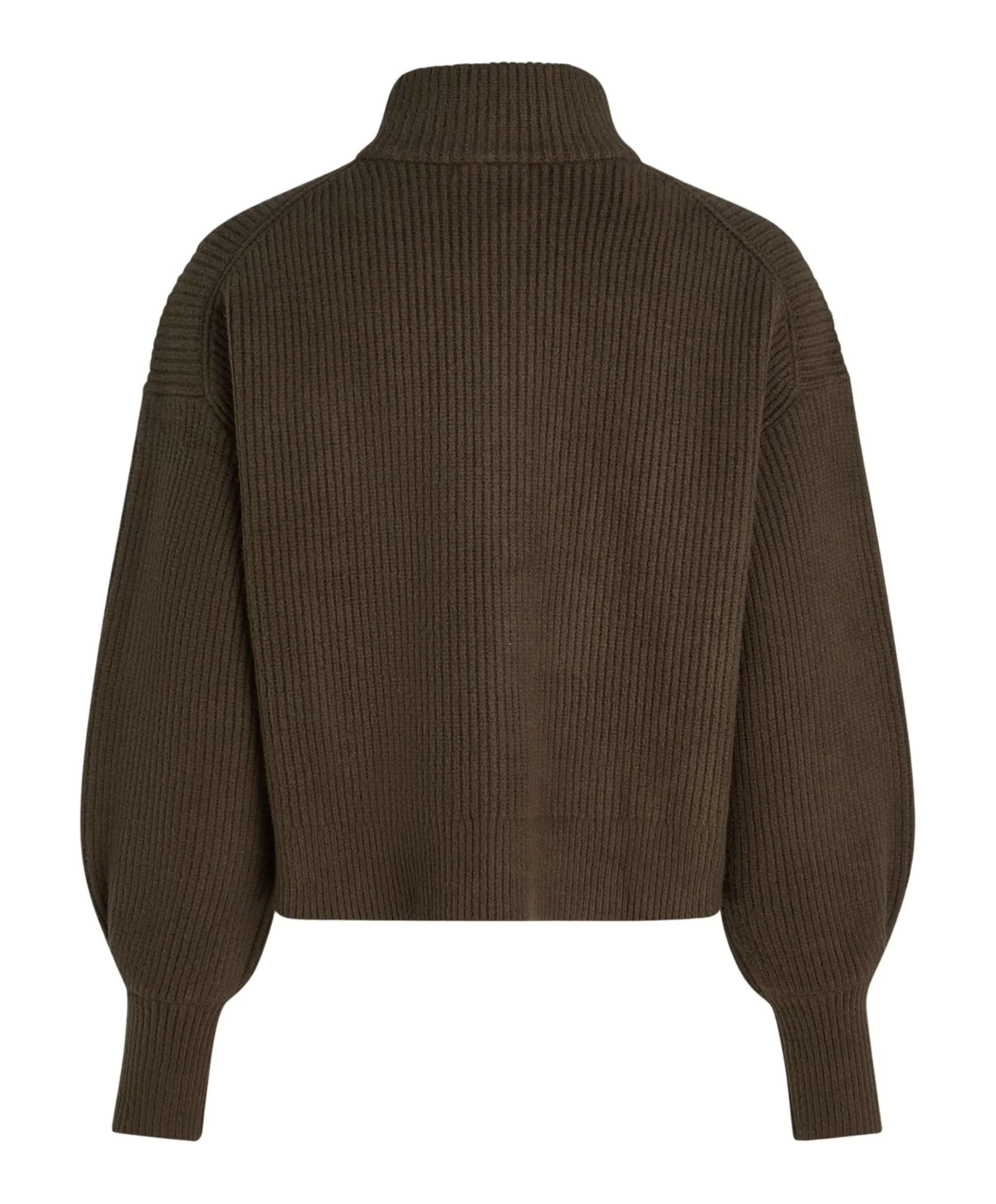Dames vest bruin