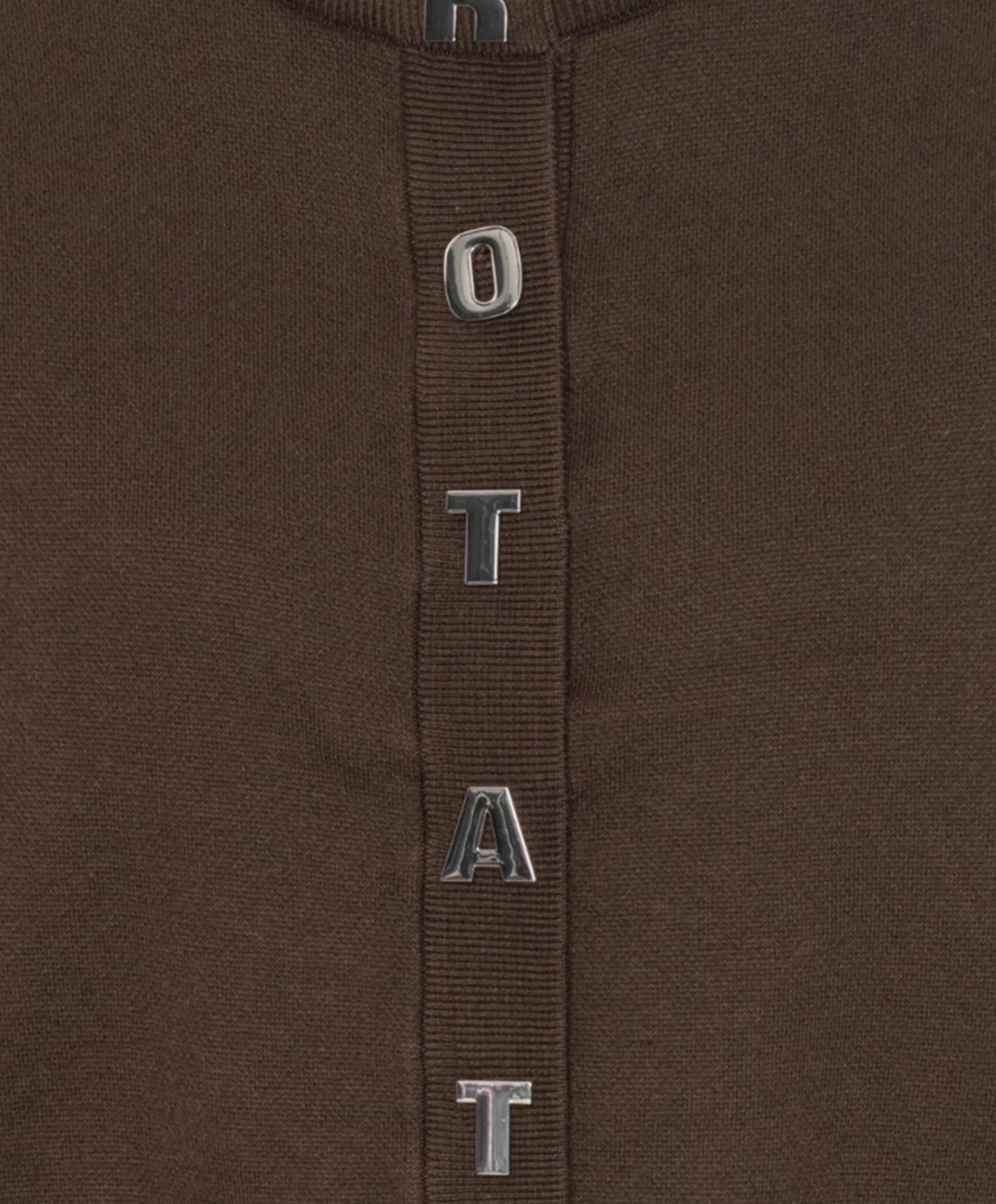 Dames vest bruin