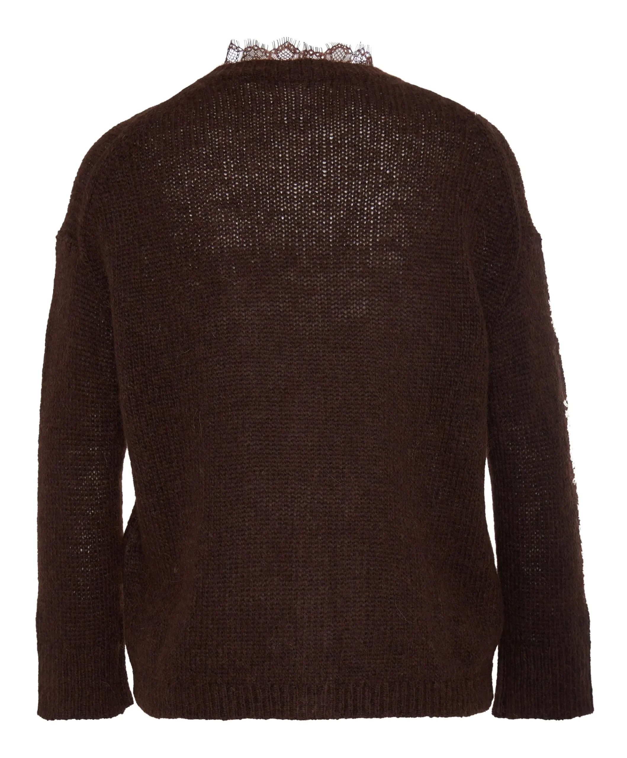 Dames vest bruin