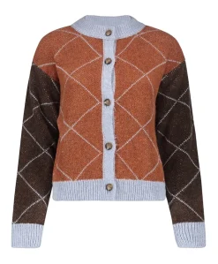 Dames vest bruin