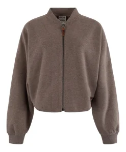 Dames vest bruin
