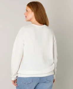 Dames vest ecru