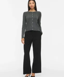 Dames vest grijs